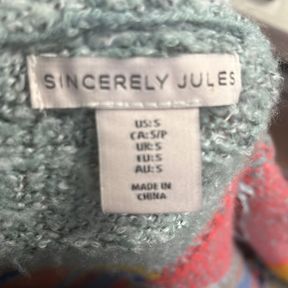 SINCERELY JULES KNIT SWEATER SZ SMALL - Picture 3 of 3
